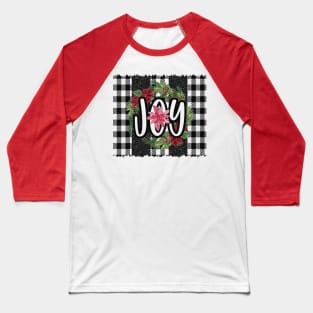 Joy Christmas Baseball T-Shirt